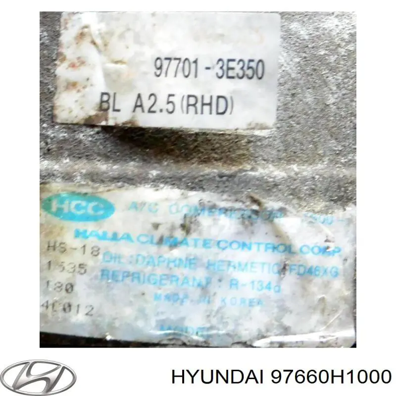 Comprar 97660H1000 Hyundai/Kia Condensador de aire acondicionado