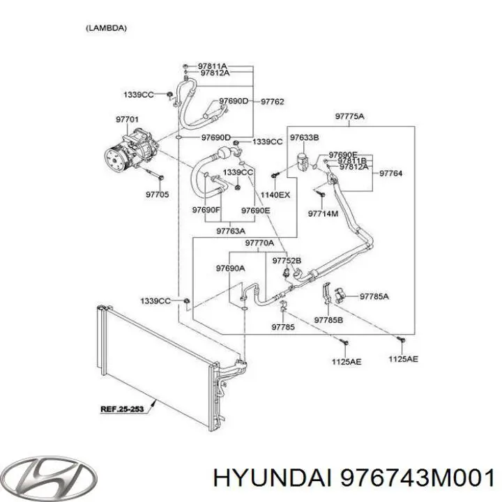 Valvula De Expansion De Alta Presion para Hyundai Tucson (TL)