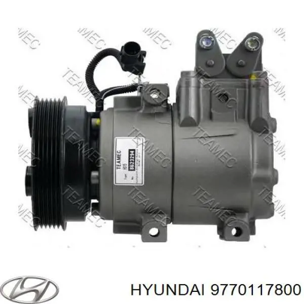 Compresor de aire acondicionado 9770117800 Hyundai/Kia