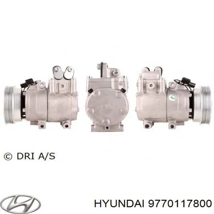 9770117800 Hyundai/Kia compresor de aire acondicionado