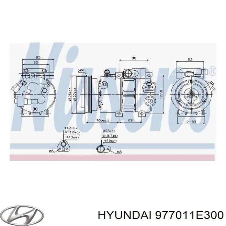 Comprar 977011E300 Hyundai/Kia Compresor de aire acondicionado coche