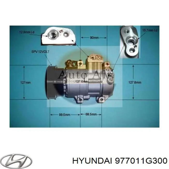 Compresor ac Hyundai/Kia 977011G300 precio, desde 172,79 EUR