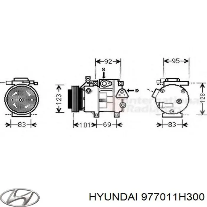 Comprar 977011H300 Hyundai/Kia Compresor de aire acondicionado coche