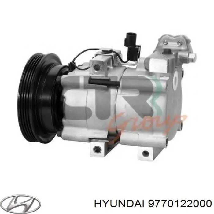 9770122000 Hyundai/Kia compresor de aire acondicionado