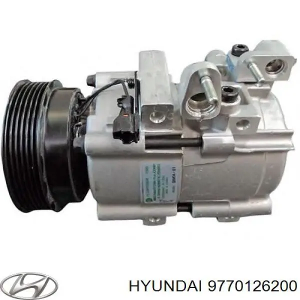 9770126200 Hyundai/Kia compresor de aire acondicionado