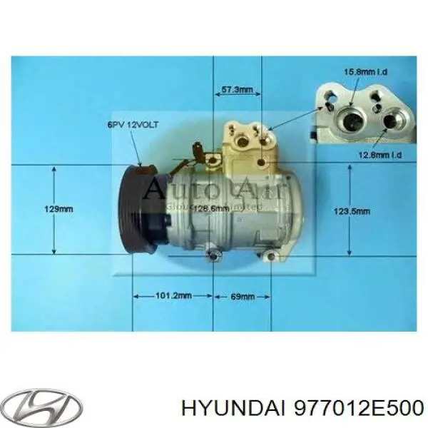 977012E500 Hyundai/Kia compresor de aire acondicionado