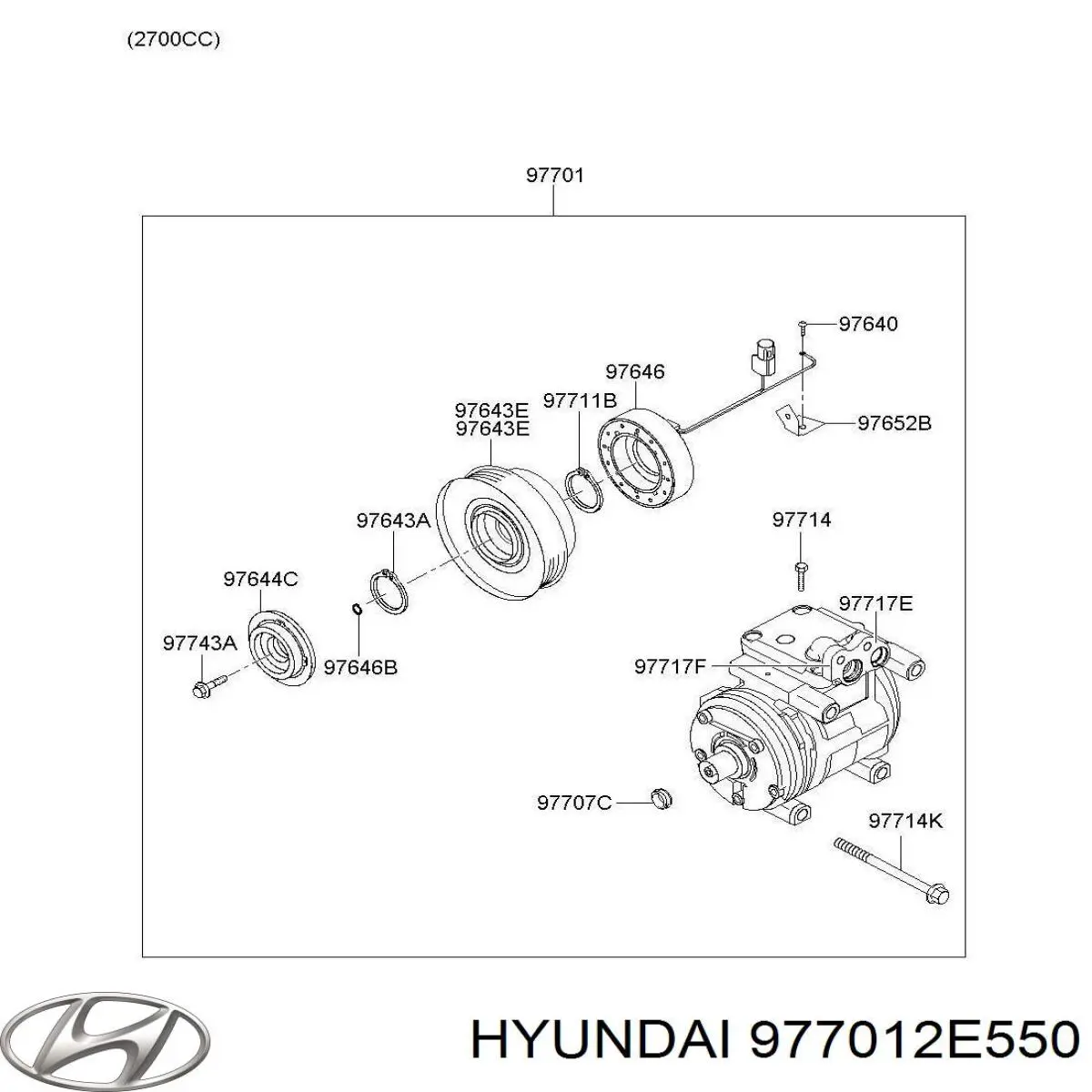 977012E550 Hyundai/Kia