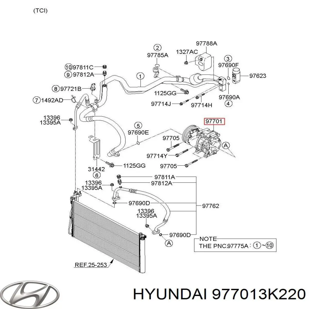Compresor ac Hyundai/Kia 977013K220 precio, desde 382,77 EUR