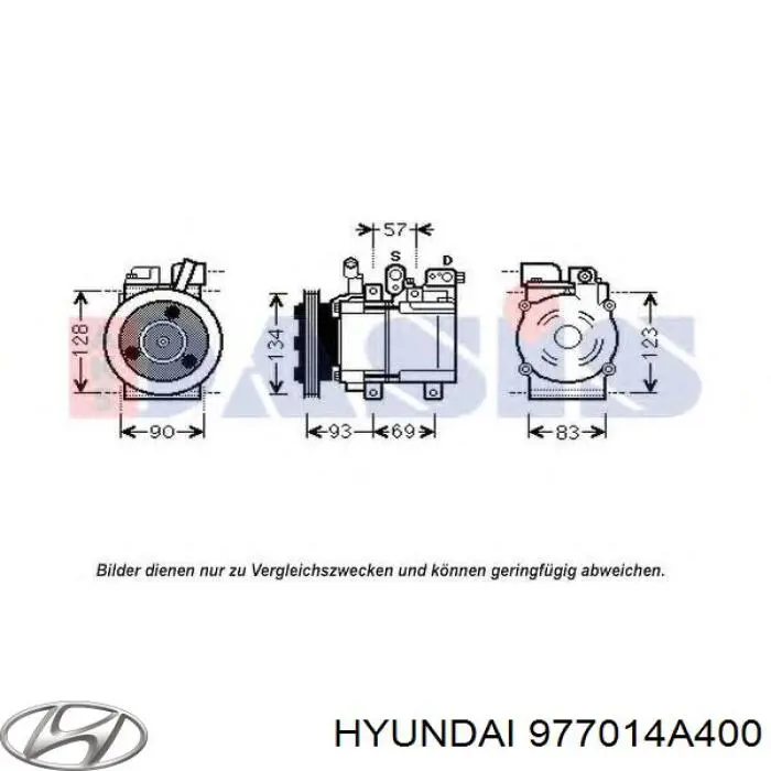 Compresor climatizador para Hyundai H-1 STAREX 