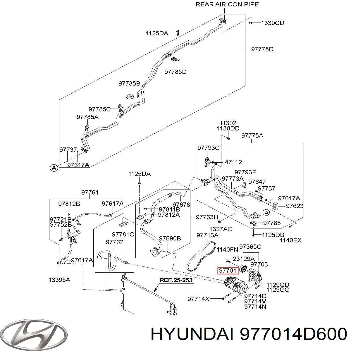 Comprar 977014D600 Hyundai/Kia Compresor de aire acondicionado coche