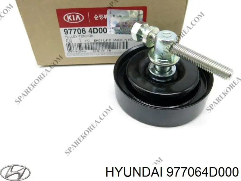 977064D000 Hyundai/Kia rodillo, correa trapecial poli v