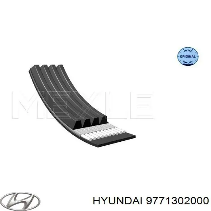 Correa trapezoidal dentada Hyundai/Kia 9771302000 precio, desde 6,61 USD