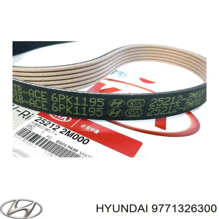 Correa de transmisión trapezoidal Hyundai/Kia 9771326300 precio, desde 9,47 EUR