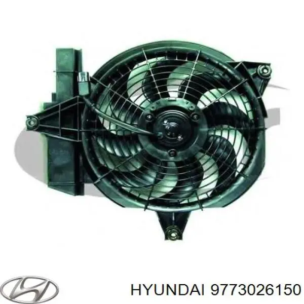 Comprar 9773026150 Hyundai/Kia Difusor del radiador del aire acondicionado con ventilador y motor