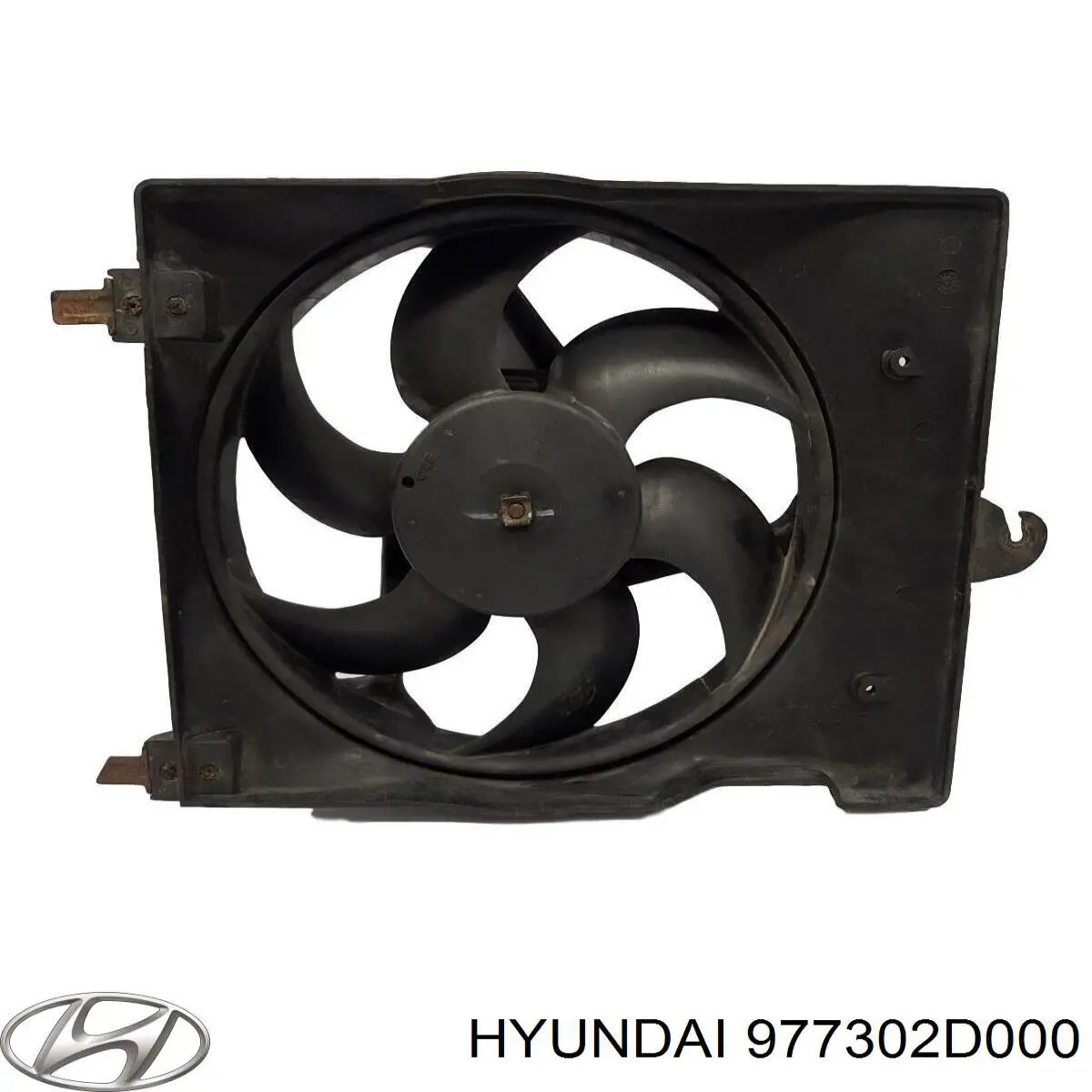 977302D000 Hyundai/Kia difusor de radiador, aire acondicionado, completo con motor y rodete