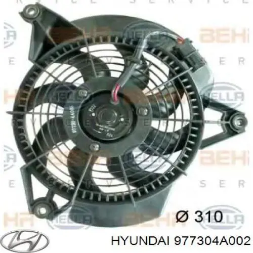 Difusor del radiador del aire acondicionado con ventilador y motor Hyundai/Kia 977304A005 precio, desde 66,79 EUR