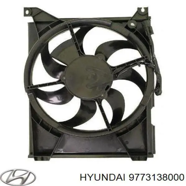 9773138000 Hyundai/Kia ventilador para radiador de aire acondicionado