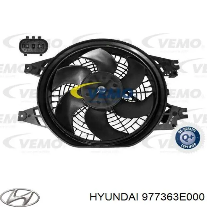 977363E000 Hyundai/Kia ventilador para radiador de aire acondicionado
