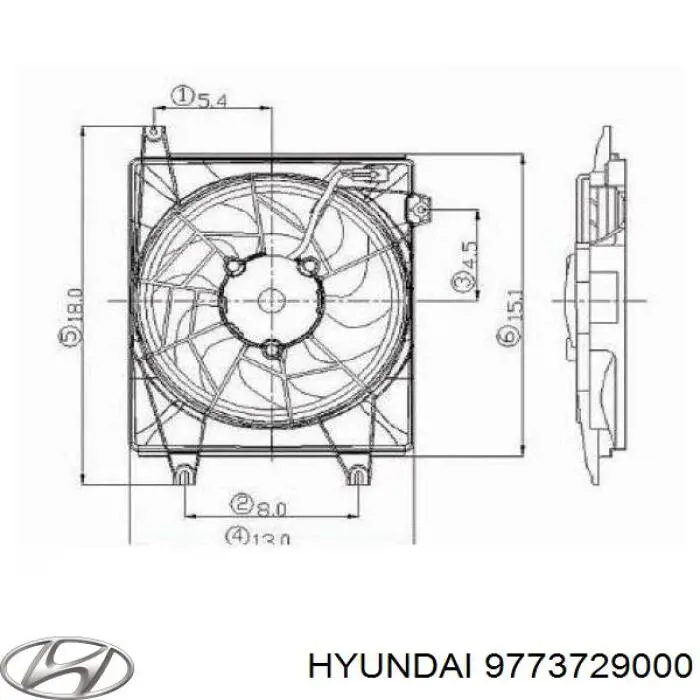 9773729000 Hyundai/Kia