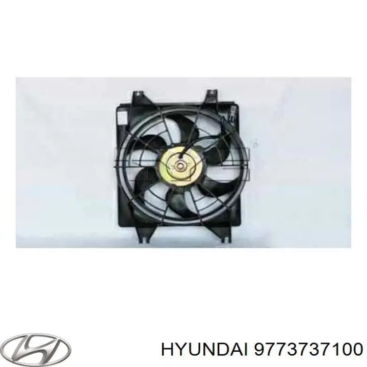 Rodete ventilador, refrigeración de motor para Hyundai Pony 