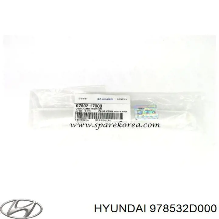 978532D000 Hyundai/Kia receptor-secador del aire acondicionado