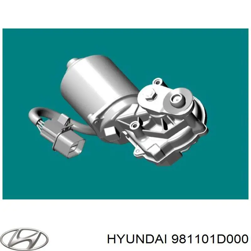 981101D000 Hyundai/Kia motor del limpiaparabrisas del parabrisas