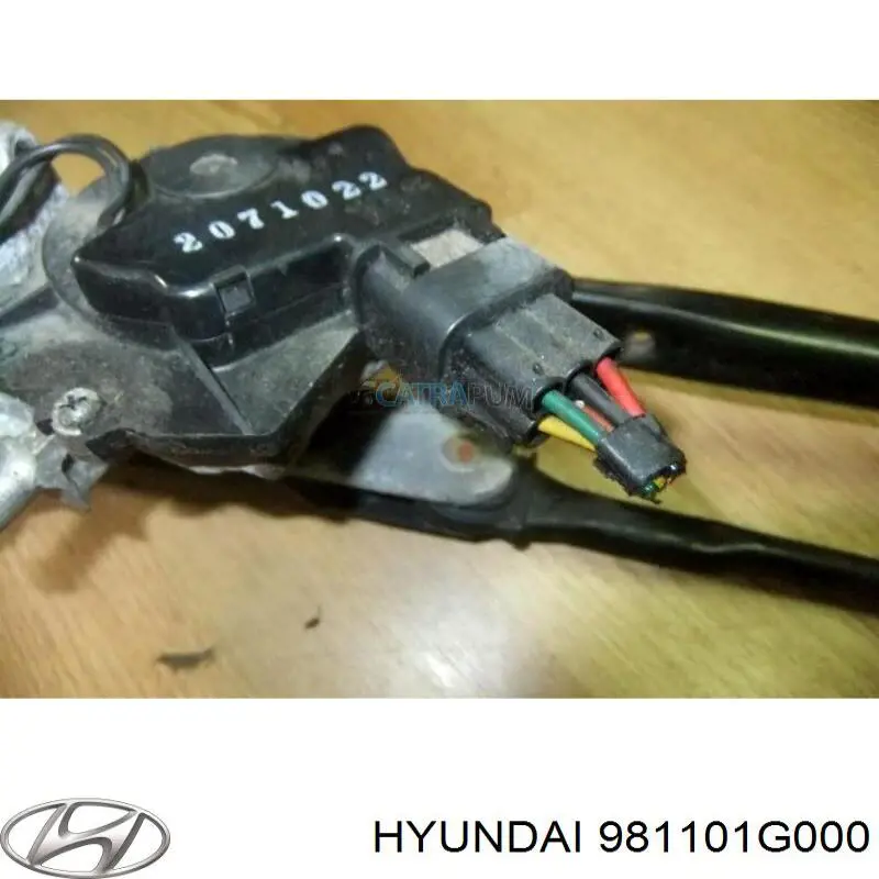 Motor limpiaparabrisas 981101G000 Hyundai/Kia