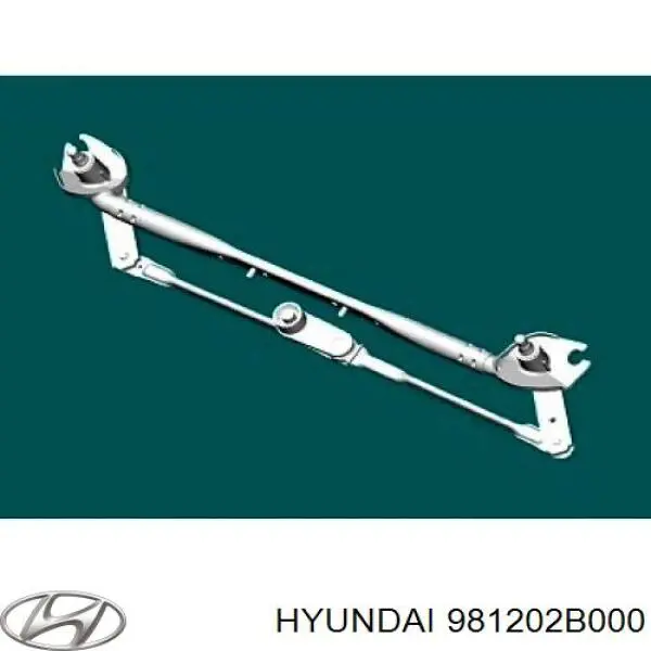 Varillaje lavaparabrisas para Hyundai Santa Fe (CM)