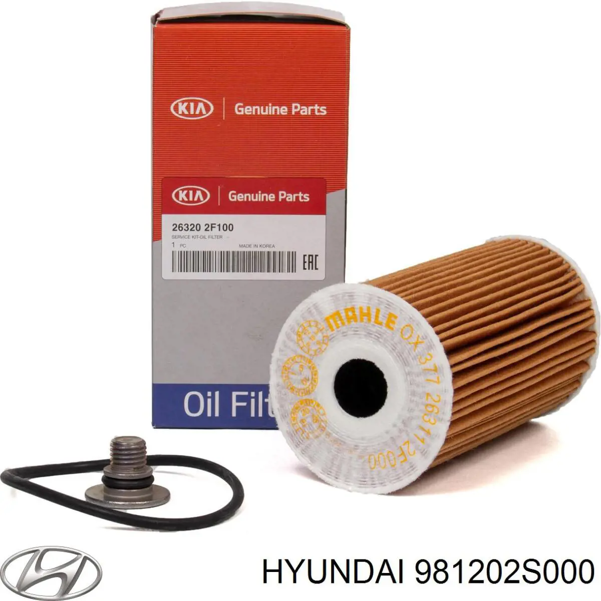 Varilla de limpiaparabrisas 981202S000 Hyundai/Kia