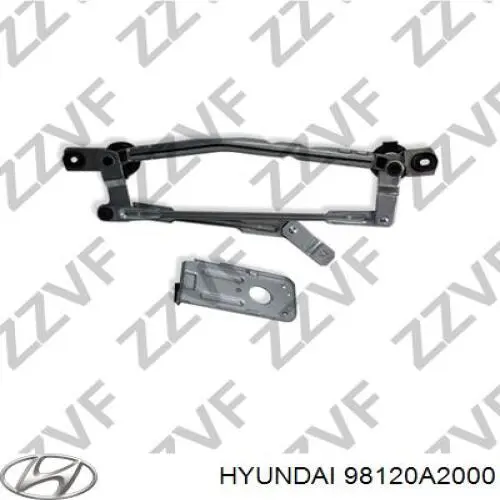 Trapezio del limpiaparabrisas Hyundai/Kia 98120A2000 precio, desde 47,93 EUR
