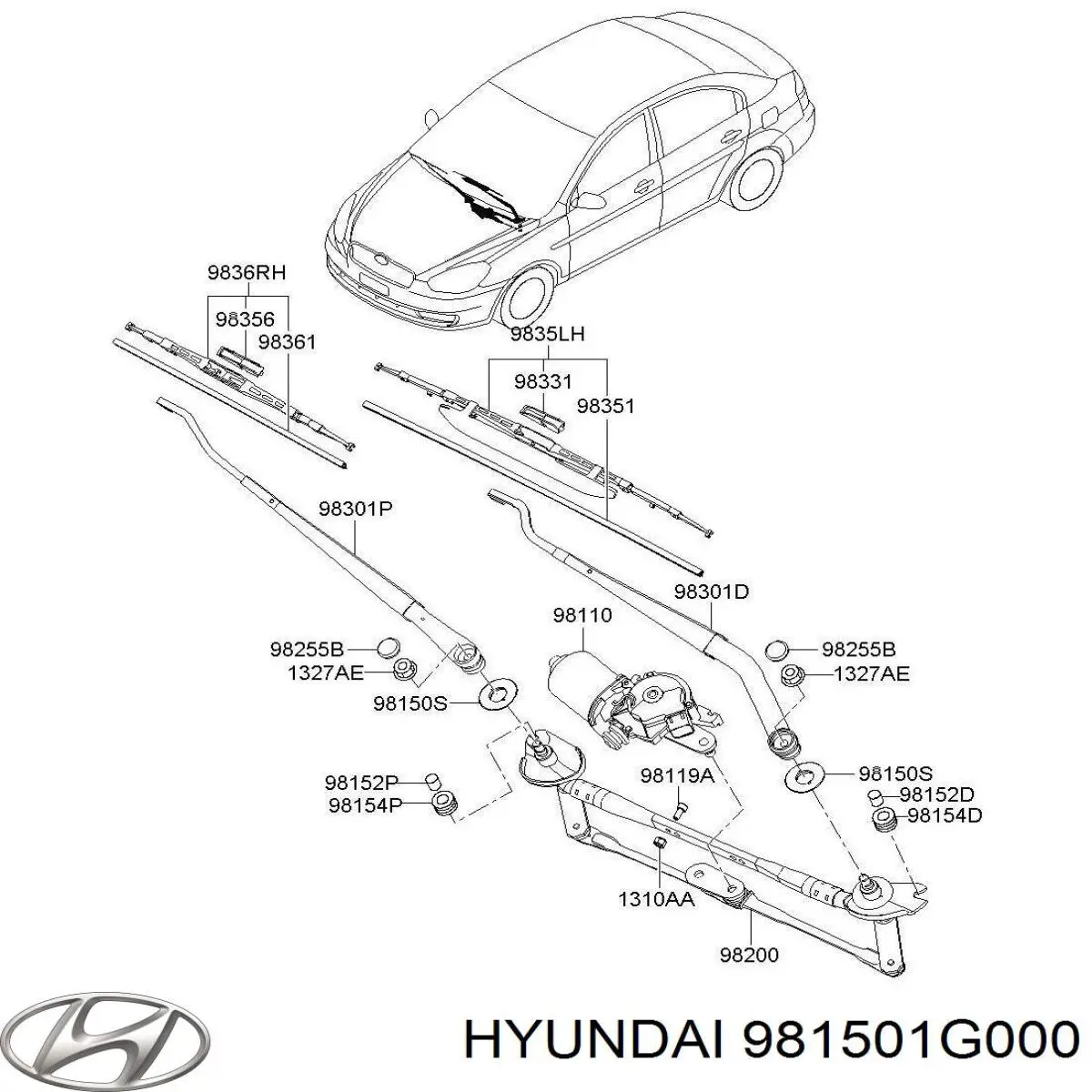 Comprar 981501G000 Hyundai/Kia 