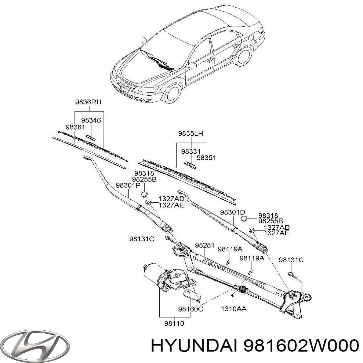 981602W000 Hyundai/Kia