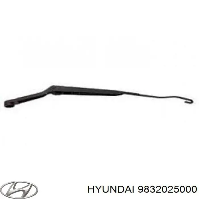 Brazo del limpiaparabrisas, lavado de parabrisas, luna delantera para Hyundai Accent (LC)