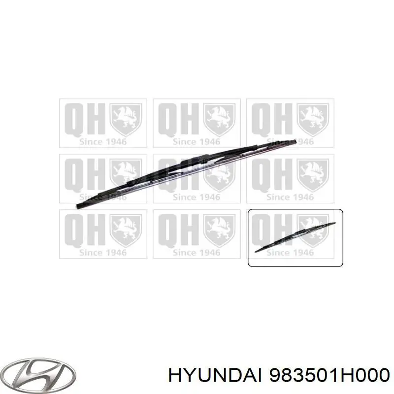Limpiaparabrisas delantera Hyundai/Kia 983501H000