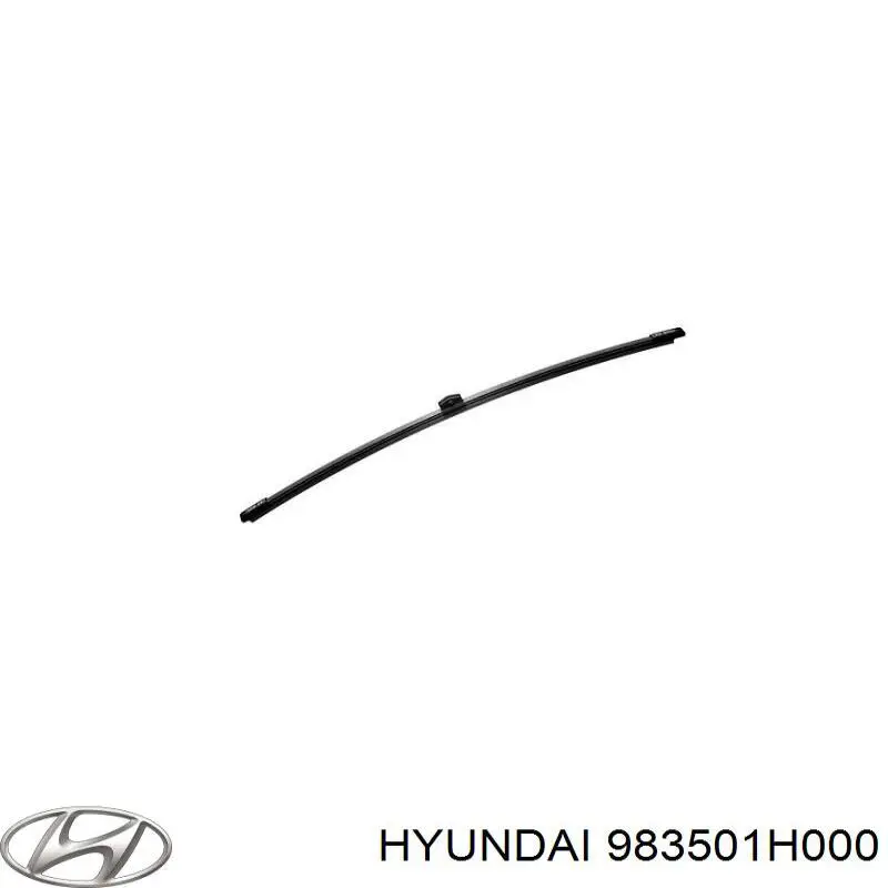 Escobilla del limpiaparabrisas del lado del conductor 983501H000 Hyundai/Kia