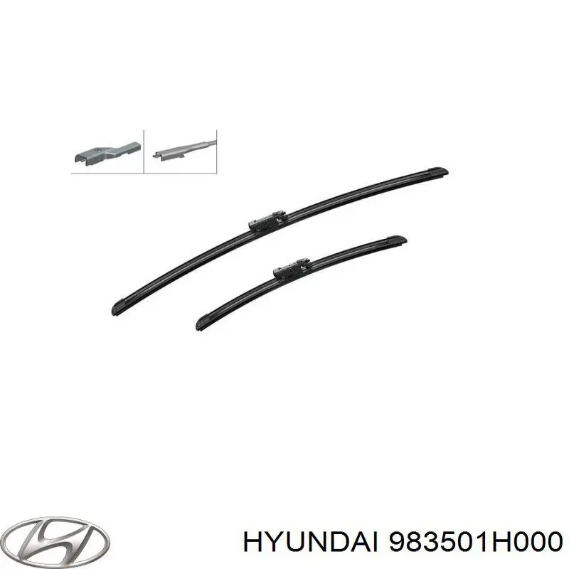 S983501H000 Hyundai/Kia limpiaparabrisas de luna delantera conductor