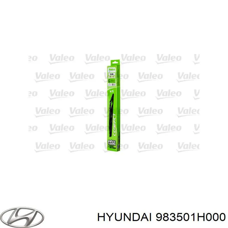 Escobilla del limpiaparabrisas del lado del conductor 983501H000 Hyundai/Kia