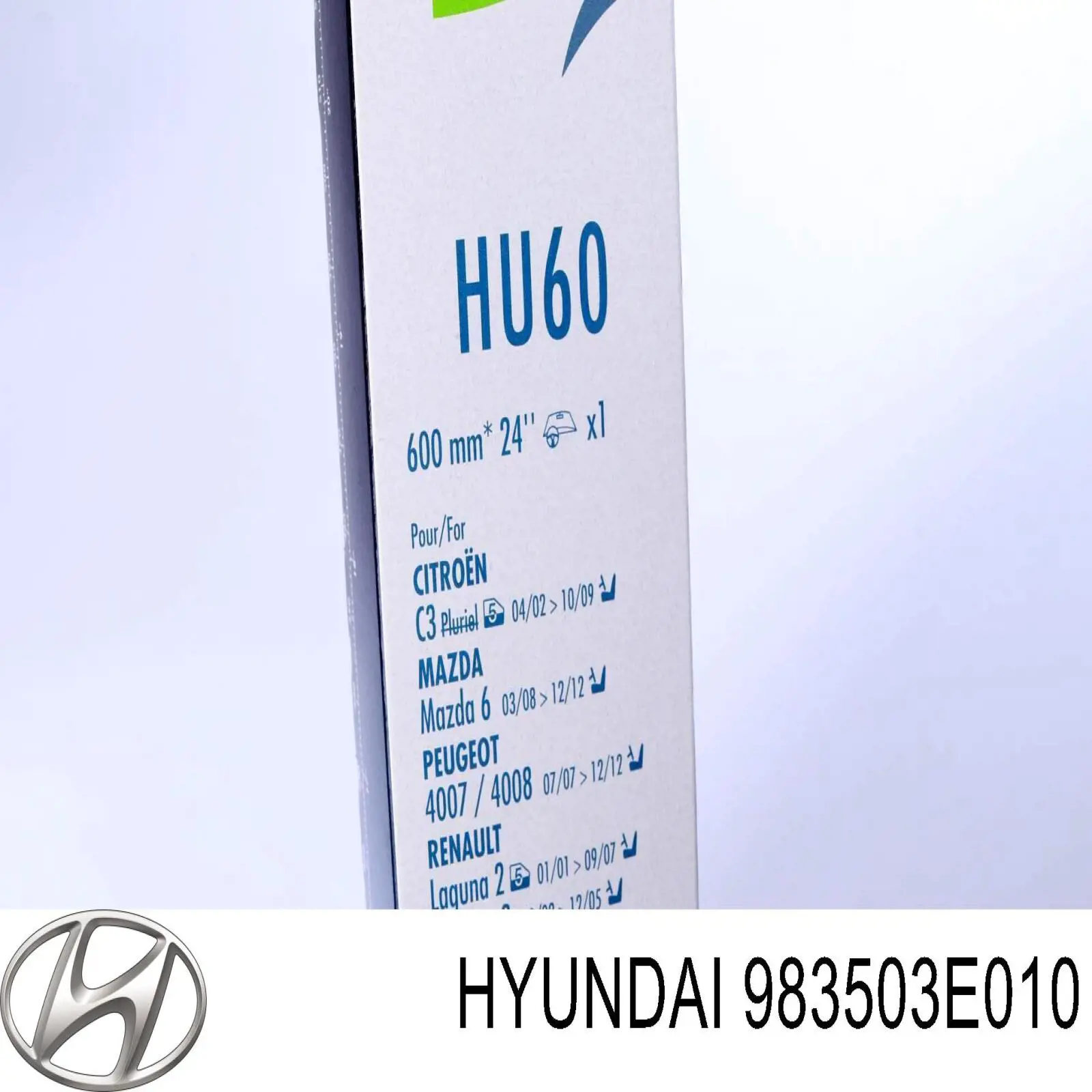 Comprar S983503E010 Hyundai/Kia Escobillas delanteras