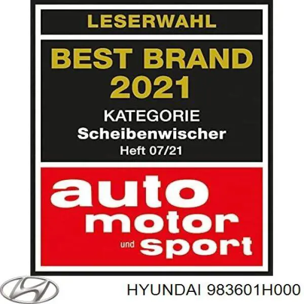 Escobilla del limpiaparabrisas del lado del pasajero Hyundai/Kia 983601H000 precio, desde 12,10 EUR