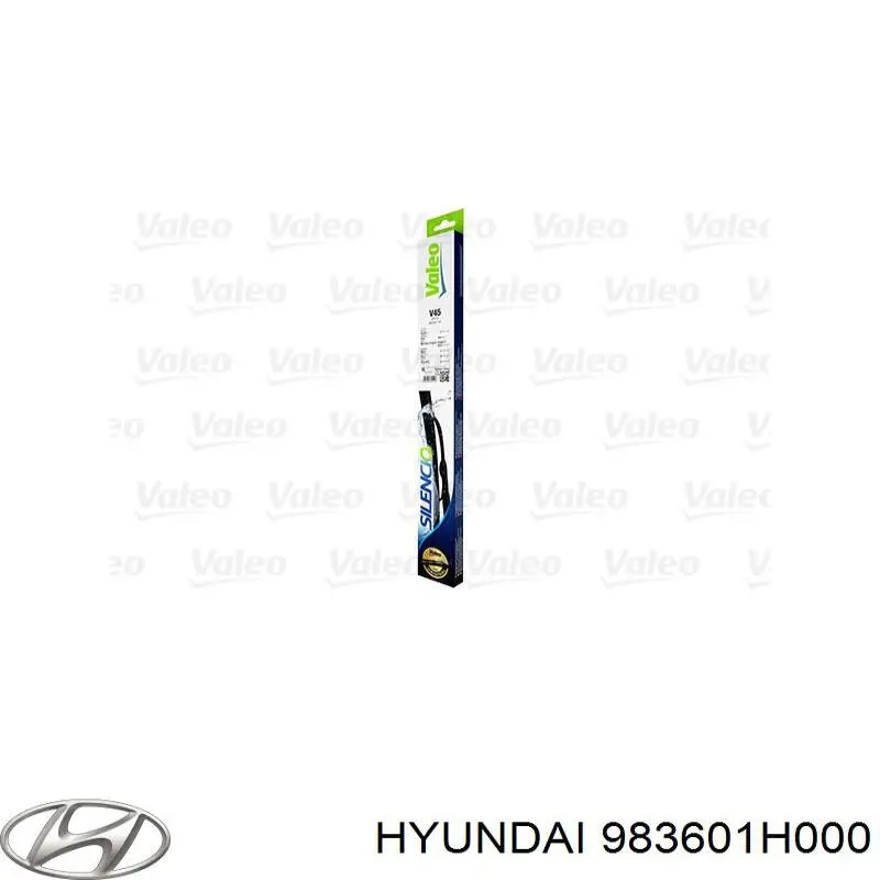 Escobilla del limpiaparabrisas del lado del pasajero 983601H000 Hyundai/Kia