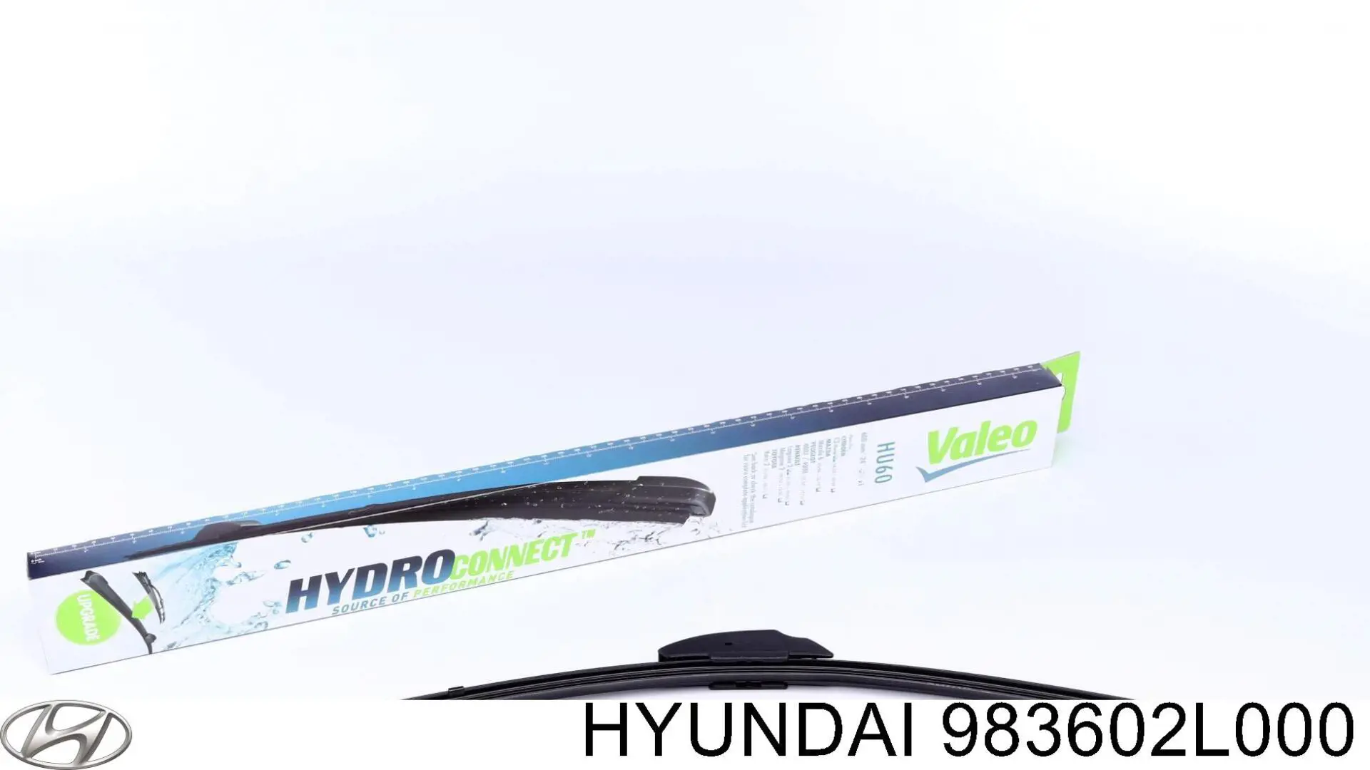 Limpiaparabrisas delantera copiloto Hyundai/Kia 983602L000