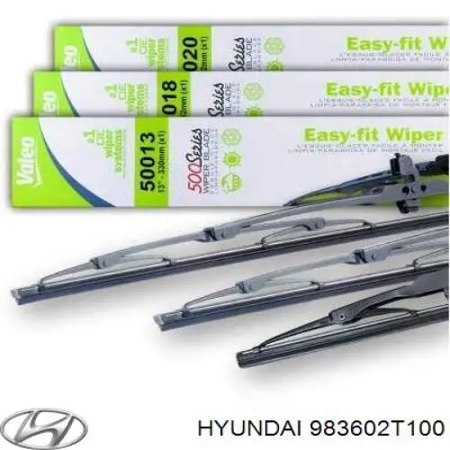 Escobilla del limpiaparabrisas del lado del pasajero Hyundai/Kia 983602T100 precio, desde 31,21 EUR