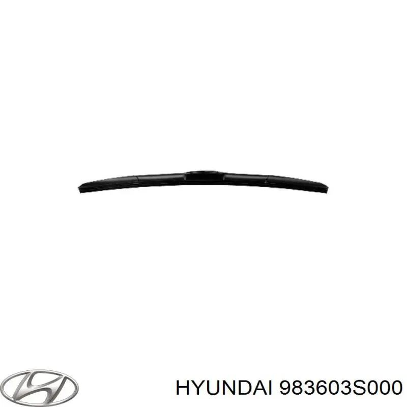 Comprar 983603S000 Hyundai/Kia Escobilla del limpiaparabrisas del lado del pasajero