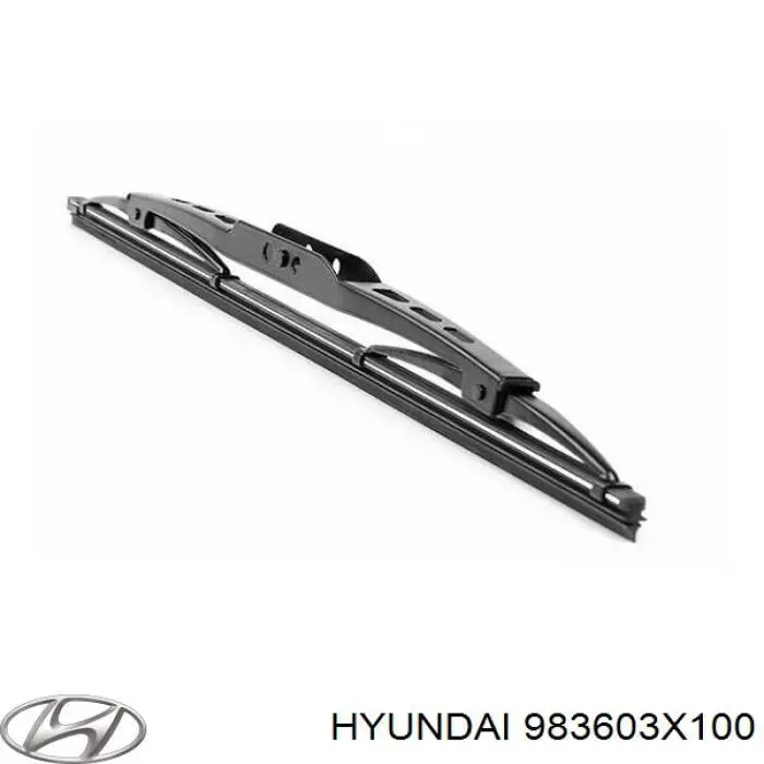 983603X100 Hyundai/Kia limpiaparabrisas de luna delantera copiloto