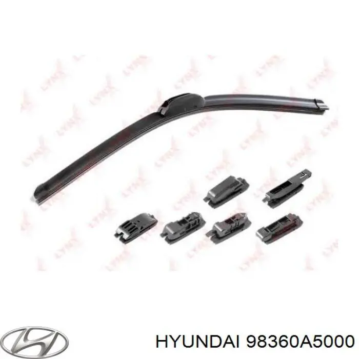 Comprar 98360A5000 Hyundai/Kia Escobilla del limpiaparabrisas del lado del pasajero