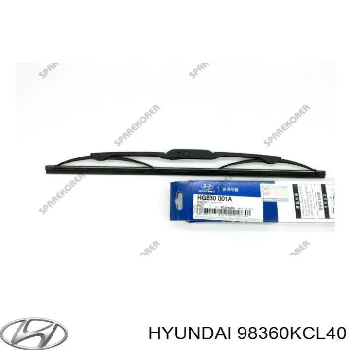 Escobilla del limpiaparabrisas del lado del pasajero 76630T0AA02 Honda
