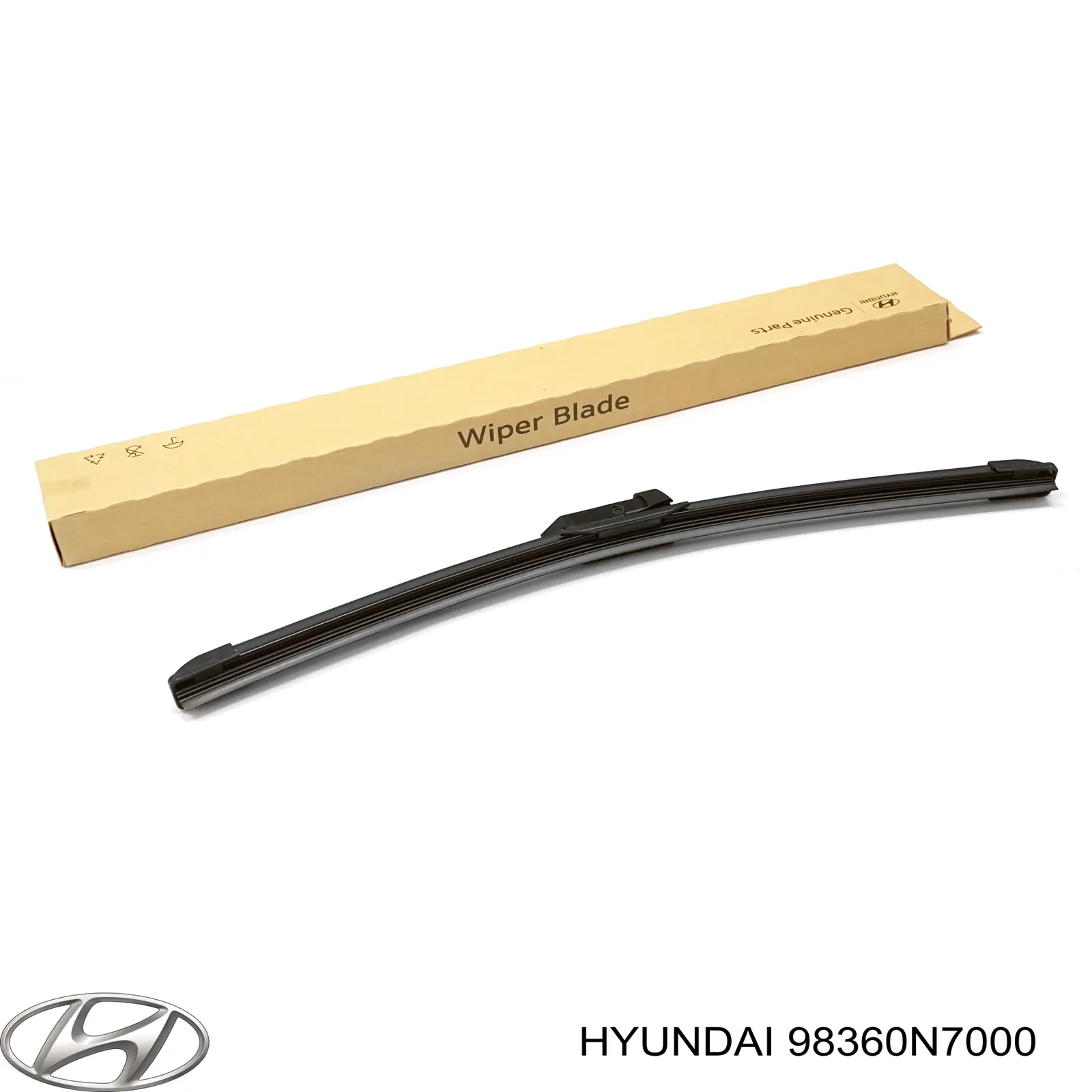 Comprar 98360N7000 Hyundai/Kia Escobilla del limpiaparabrisas del lado del pasajero