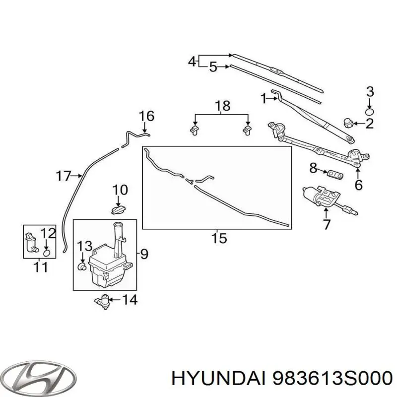 983613S000 Hyundai/Kia