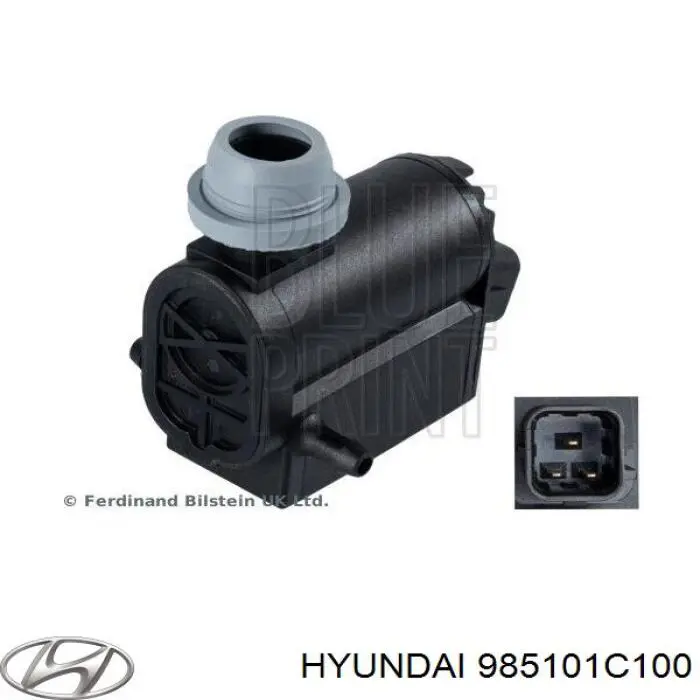 985101C100 Hyundai/Kia bomba de limpiaparabrisas trasera