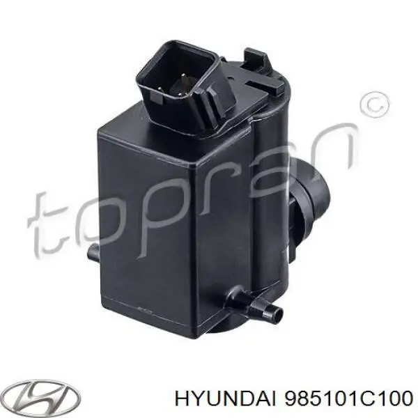 Bomba-motor del lavaparabrisas trasero 985101C100 Hyundai/Kia